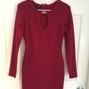 Pink Long Sleeve Dress